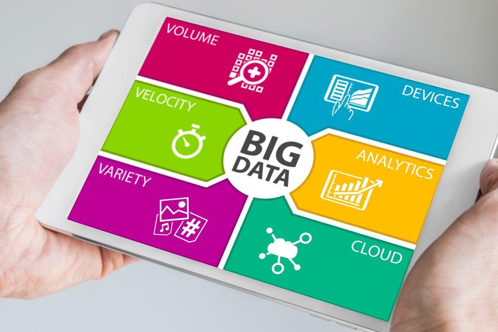 Hands,Holding,Tablet,With,Big,Data,Dashboard.,Modern,Information ...