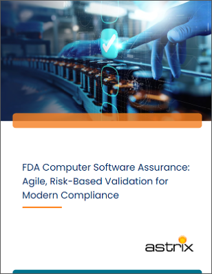 a close-up of a computer software assurance